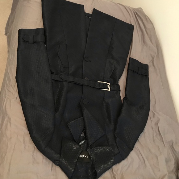 Byblos| Navy Women’s Trench Coat ~ size 8 - Picture 2 of 15